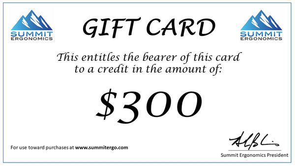 Summit Ergonomics Gift Card