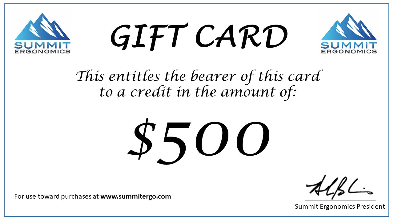 Summit Ergonomics Gift Card