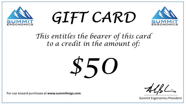 Summit Ergonomics Gift Card